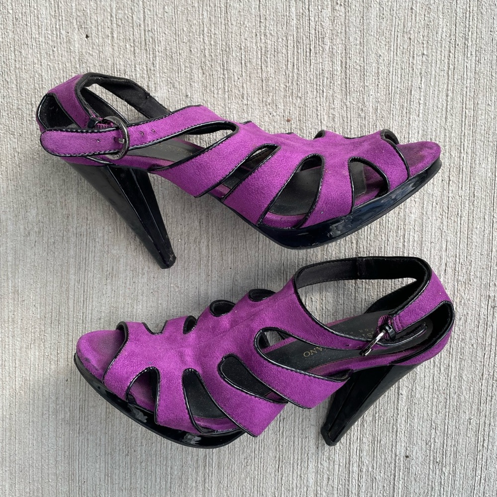 Purple Strappy Heels by Christian Siriano for Payless